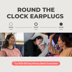 FlyHugz® Noise Reducing Travel Earplugs